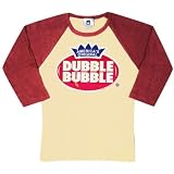 : Dubble Bubble - Logo Ladies Baseball T-Shirt