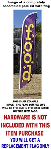 Barber Shop outdoor Advertising Swooper Feather Banner - Replacement Flag Only