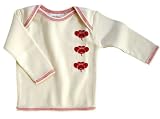 Organic Cotton Plum Tee Long Sleeve Red