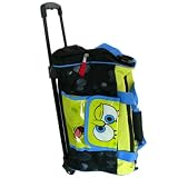 Nick Jr Wheeled Duffle Bag - Smile Spongebob Luggage Bag