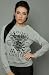 Crooks and Castles The Athens Crew in Heather Gray hood ,Sweatshirts for Women