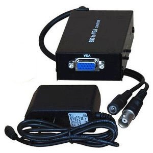 VideoSecu Composite Video to PC VGA Adapter BNC to VGA Converter 1L9 On Sale