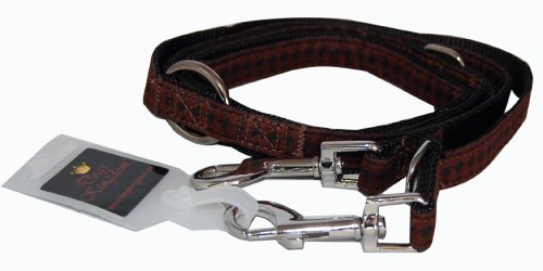 Dogs Kingdom Leine Pepita Braun Leine Pepita Braun, verstellbar, 1,5 x 200 cm Preisvergleich