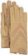 Isotoner Womens Shortie Glove with Leather Palm Strips
