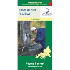 Freytag Berndt Wanderkarten, Via Nova - Europ�ischer Pilgerweg 1:100.000: 2 Kartenteile Nord und S�d. Pilgerwander- und Pilgerradweg Routen 289 km ... bis ins Salzkammergut nach St. Wolfgang