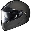 HJC Solid Men's IS-MAX BTSN Bluetooth Snow Racing Snowmobile Helmet - Matte Black