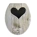 Wenko 19652100 WC-Sitz WC-H�uschen - rostfreie Edelstahlbefestigung, Duroplast