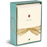 Graphique - Ladybug Boxed Thank You Notes, 4.25 x 5.5", Cream