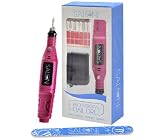 USpicy Electric Pen-Shape Nail Drill with 1 AC adapter and 6 pcs Bit Acrylic UV GEL