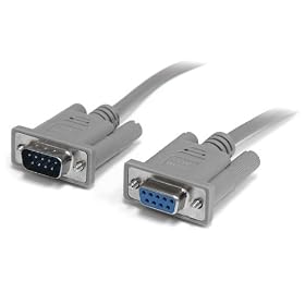 StarTech.com 10 ft. Cross Wired Serial/Null Modem Cable DB9 F/M