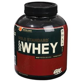 Optimum Nutrition - 100% Whey Gold Tropical Punch, 5 lb powder