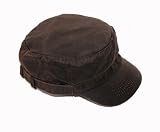 Vintage Brown Military Hat by Dorfman Pacific
