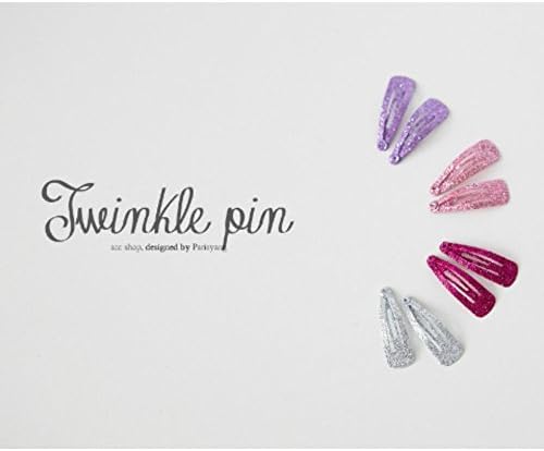 FHL Accessories, Colourful Glitter Snap Hair Crip Hair Pins Girls Hair Accessories by FHL Accessories