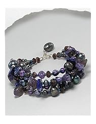 Amethyst Bracelet In Zinc