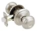 Schlage F10VGEO619 Georgian Passage Knob, Satin Nickel