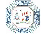 home, james! Collection Chinatown Octagonal Serving Platter 18-in.