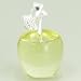 Apple Pendant in Citrine Silver Money Talisman Crystal