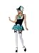 53004 4pc Tea Party Hostess Costume, Green/Black, X-Small