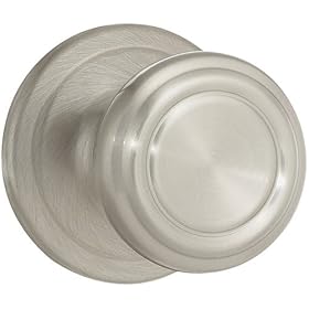 Kwikset Maximum Security Cameron Passage Knob, Satin Nickel #200CN 15 CP by Kwikset