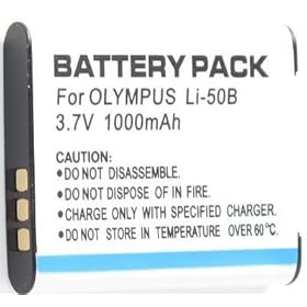 NEEWER® Rechargeable Lithium Ion Battery LI-50B for Olympus u 1010, u 1020, u 1030, 9000, 9010, TOUGH-6000, TOUGH-6010, TOUGH-8000