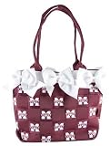 Large Bow Bucket Purse - Mississippi State Bulldogs