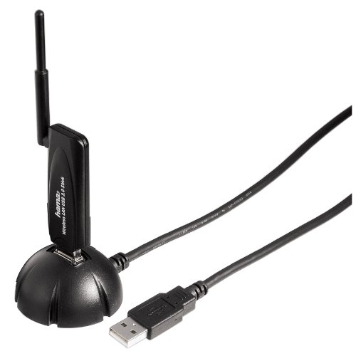 Hama Adaptateur Wifi 54 mbps station USB antenne portée 500 max.