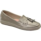 Grasshoppers Ladies Arden Metallic PU Loafers by Grasshoppers
