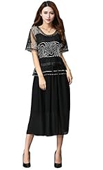 Chiffon Sheer Pleated Summer Fit-and-Flare Short Sleeves Cocktail Evening Dress/Prom Dress/Party Dress/Maxi Dress/Midi Dress 