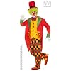 Clown Red Hat Kostüm für Erwachsene Fasching Herren XL 56/58