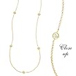 14k Yellow Gold & Diamond Link Necklace- 16 IN (0.90ctw)