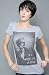 Obey The Madame Lightweight Boatneck Tee in Heather Gray,T-shirts for Women