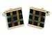 Cufflinks - Onyx, Jade and Tiger Eye Center