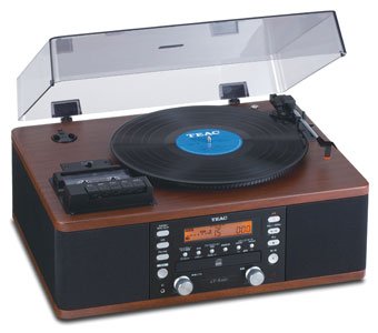 ティアック TEAC ターンテーブル＆カセット付CDレコーダー LP-R480