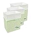 Clean Cubes 13 Gallon Disposable Trash Cans (3-Pack) with Fitted Trash Bags - Reusable Garbage and Recycling Bins for Parties, Events, and More (Picnic - 17