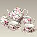 Pink Roses Chintz Pattern Tea Set