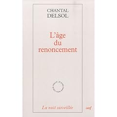 L'�ge du renoncement