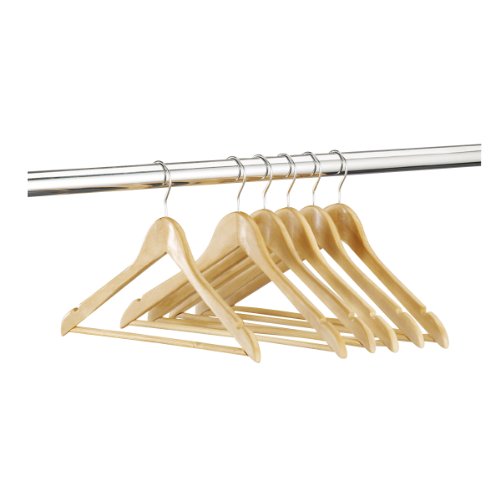 Zeller 17110 Kleiderb&uuml;gel 6-er Set 43.5 cm, natur Preisvergleich