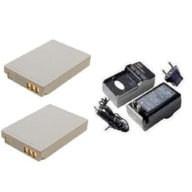 SaveOn Battery and Charger Kit includes Professional Two Pack High Capacity Replacement Canon NB-5L Rechargeable Lithium-Ion Batteries + Quick Battery Charger for Canon PowerShot S100 SX230HS, SX-230HS, SX210IS SX200IS SD990IS SD970IS SD950IS SD900 SD890IS SD880IS