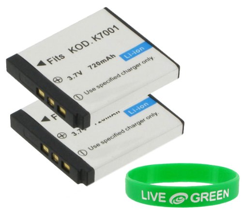 Check out sale price for Young Micro (2-Pack) KLIC-7001 720mAh Li-Ion Battery Compatible with Kodak EasyShare M550 12MP Digital Camera Tan. Free Shipping.