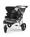 Out n About Double Nipper 360 v2 TWIN Baby Pushchair in Charcoal