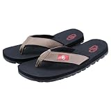 Oklahoma Sooners Two Tone Suede Flip Flops