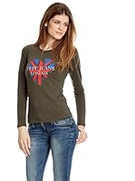 Pepe Jeans London Camiseta Manga Corta Eve (Caqui)