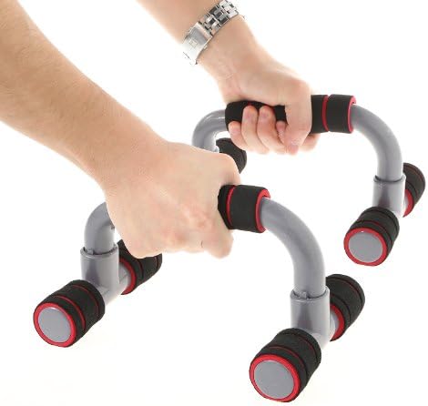 1 Pair Push-Up Exercise Stand Handle Grip Strength Push Up Bars Gym Fitness