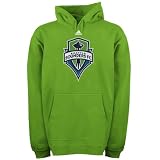 MLS Seattle Sounders FC Loose Embroidery Fleece Hood (Rave Green, X-Large)
