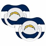 Baby Fanatic 143349 San Diego Chargers Pacifiers 2-pack