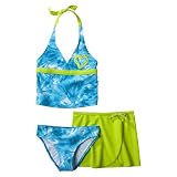 Girls’ Swimwear Xhilaration® Turquoise 3 pc Tankini Set 41l9gooSM9L. SL160 Girls Swimwear Xhilaration® Navy 2 pc Swim Suit Set