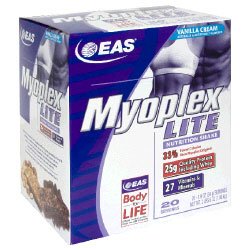 EAS Myoplex Nutrition Shake, Lite, Vanilla Cream 20 - 1.9 oz (54 g) servings [2 lbs 6 oz... by EAS, Inc.