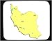 Decorated Mouse Pad with map, geograpy, iran