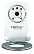 TRENDnet Megapixel Wireless N Network Surveillance Camera with 2-Way Audio and Night Vision, TV-IP572WI (White)