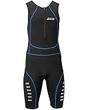 Triathlon SLS3 Men`s Tri Suit - 1 Pocket Skinsuit Trisuit - Black